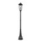 Z-Lite Gannon 3 Light Outdoor Post Mounted Fixture, 14.25in. W x 113.5in. H, Black 5008PHXLR-564P-BK - alternate 6
